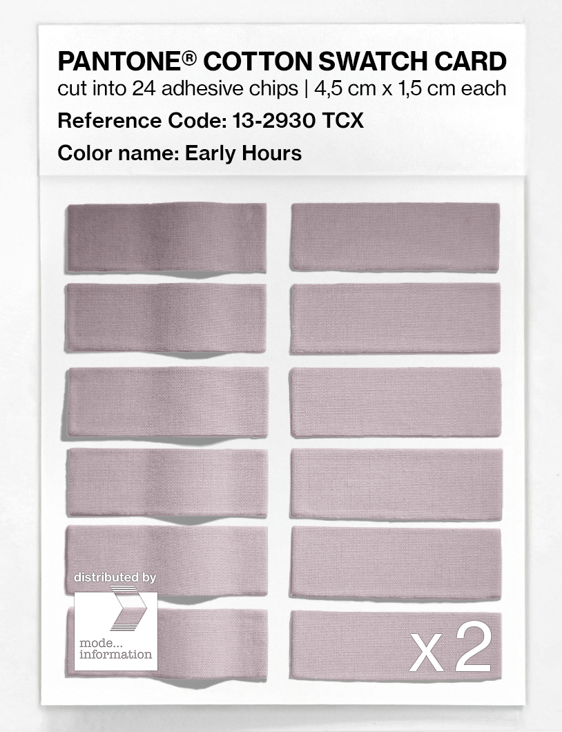 Artikelbild 6 des Artikels “PANTONE® COTTON SWATCH CARD 13-2930 TCX Early Hours “