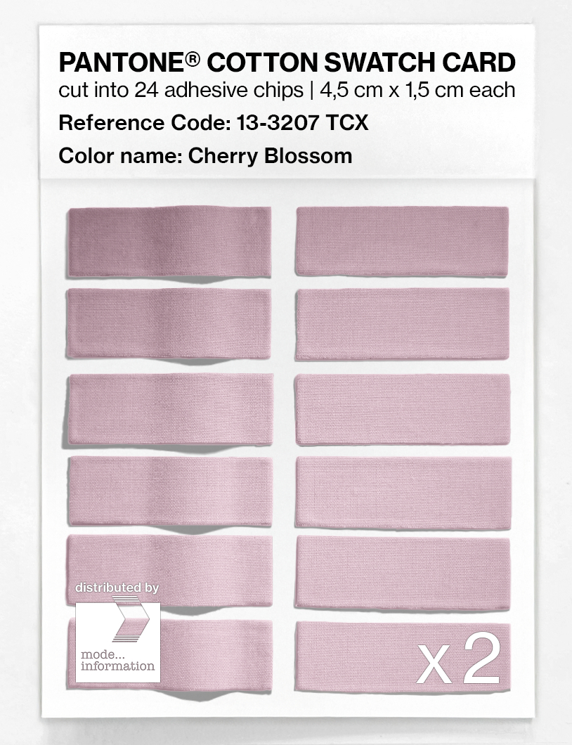 Artikelbild 6 des Artikels “PANTONE® COTTON SWATCH CARD 13-3207 TCX Cherry Blossom “