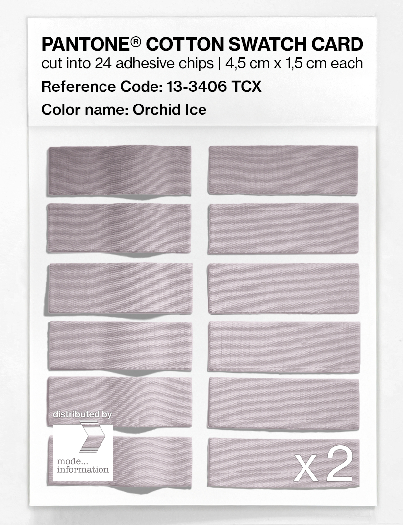 Artikelbild 6 des Artikels “PANTONE® COTTON SWATCH CARD 13-3406 TCX Orchid Ice “