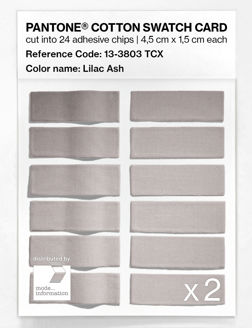 Artikelbild 6 des Artikels “PANTONE® COTTON SWATCH CARD 13-3803 TCX Lilac Ash “