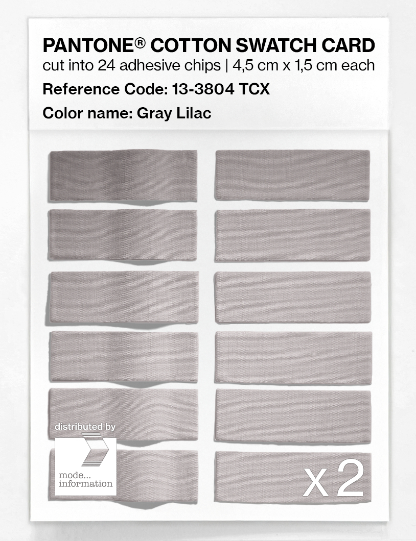 Artikelbild 6 des Artikels “PANTONE® COTTON SWATCH CARD 13-3804 TCX Gray Lilac “