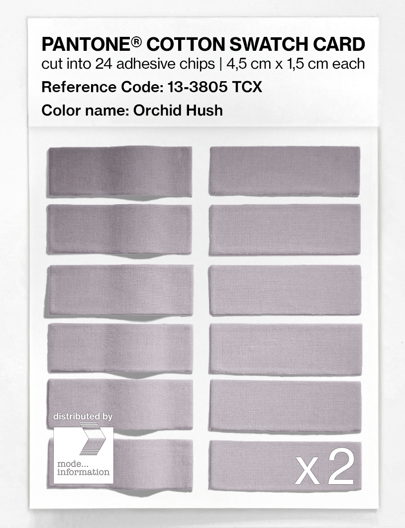 Product image 6 of the product “PANTONE® COTTON SWATCH CARD 13-3805 TCX Orchid Hush ”