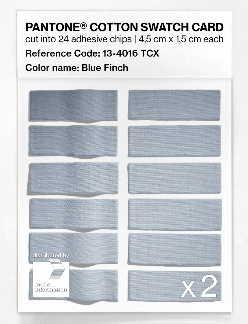 Artikelbild 6 des Artikels “PANTONE® COTTON SWATCH CARD 13-4016 TCX Blue Finch “