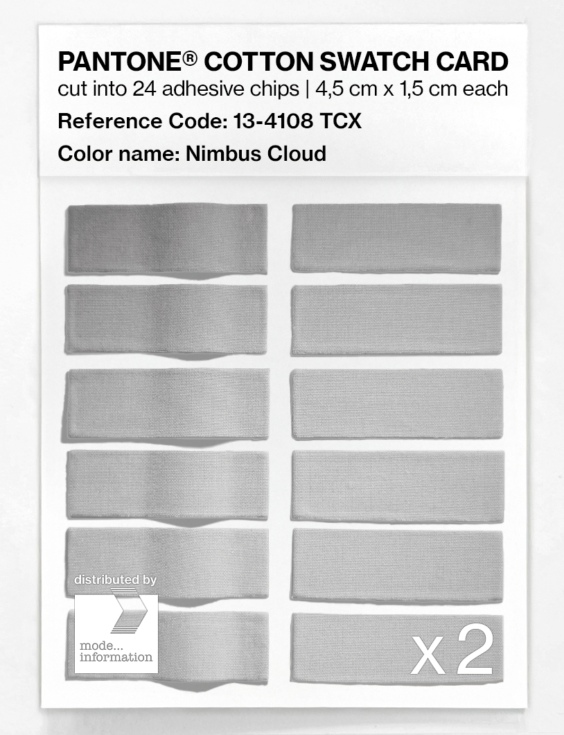 Artikelbild 6 des Artikels “PANTONE® COTTON SWATCH CARD 13-4108 TCX Nimbus Cloud “