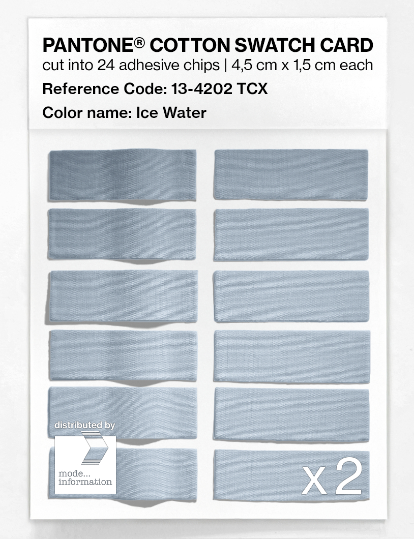 Artikelbild 6 des Artikels “PANTONE® COTTON SWATCH CARD 13-4202 TCX Ice Water “