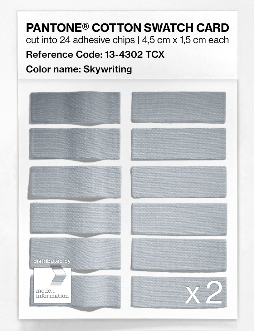 Artikelbild 6 des Artikels “PANTONE® COTTON SWATCH CARD 13-4302 TCX Skywriting “