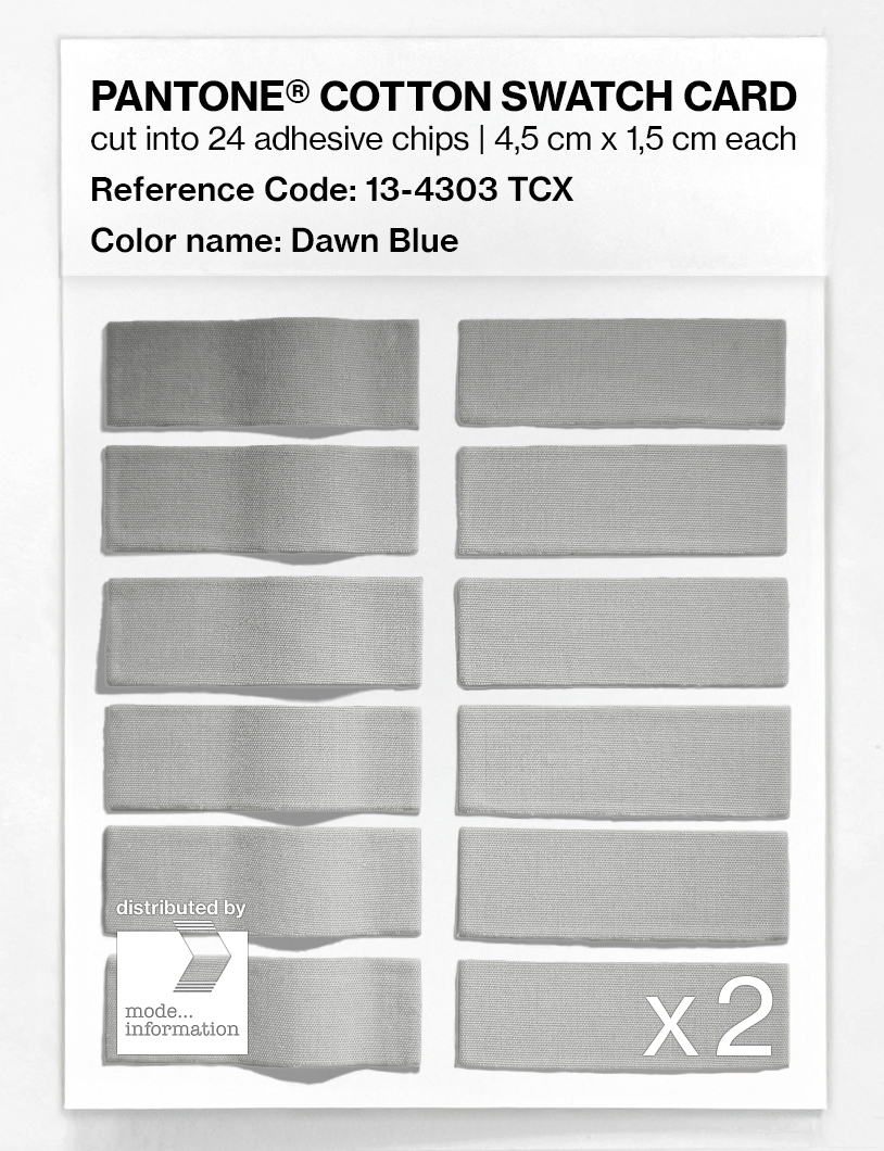 Artikelbild 6 des Artikels “PANTONE® COTTON SWATCH CARD 13-4303 TCX Dawn Blue “