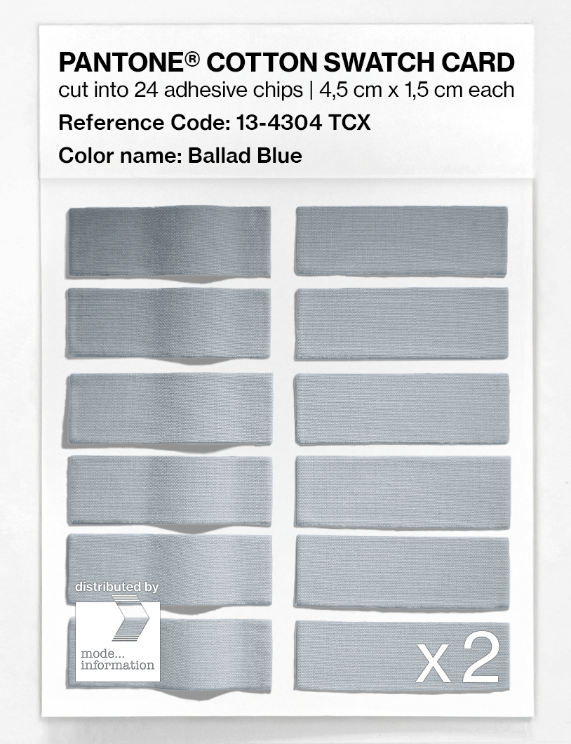 Artikelbild 6 des Artikels “PANTONE® COTTON SWATCH CARD 13-4304 TCX Ballad Blue “
