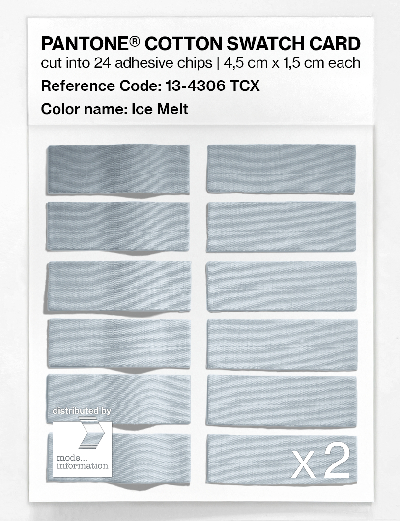 Artikelbild 6 des Artikels “PANTONE® COTTON SWATCH CARD 13-4306 TCX Ice Melt “