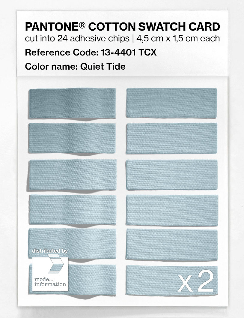 Artikelbild 6 des Artikels “PANTONE® COTTON SWATCH CARD 13-4401 TCX Quiet Tide “