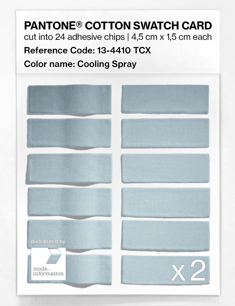 Artikelbild 6 des Artikels “PANTONE® COTTON SWATCH CARD 13-4410 TCX Cooling Spray “
