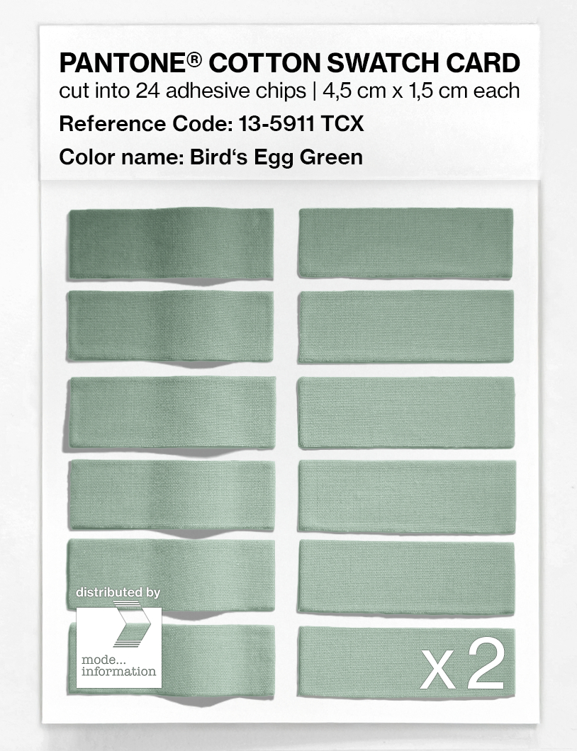 Artikelbild 6 des Artikels “PANTONE® COTTON SWATCH CARD 13-5911 TCX Bird's Egg Green “