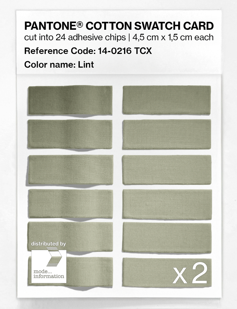 Artikelbild 6 des Artikels “PANTONE® COTTON SWATCH CARD 14-0216 TCX Lint “