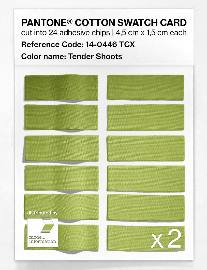 Artikelbild 6 des Artikels “PANTONE® COTTON SWATCH CARD 14-0446 TCX Tender Shoots “
