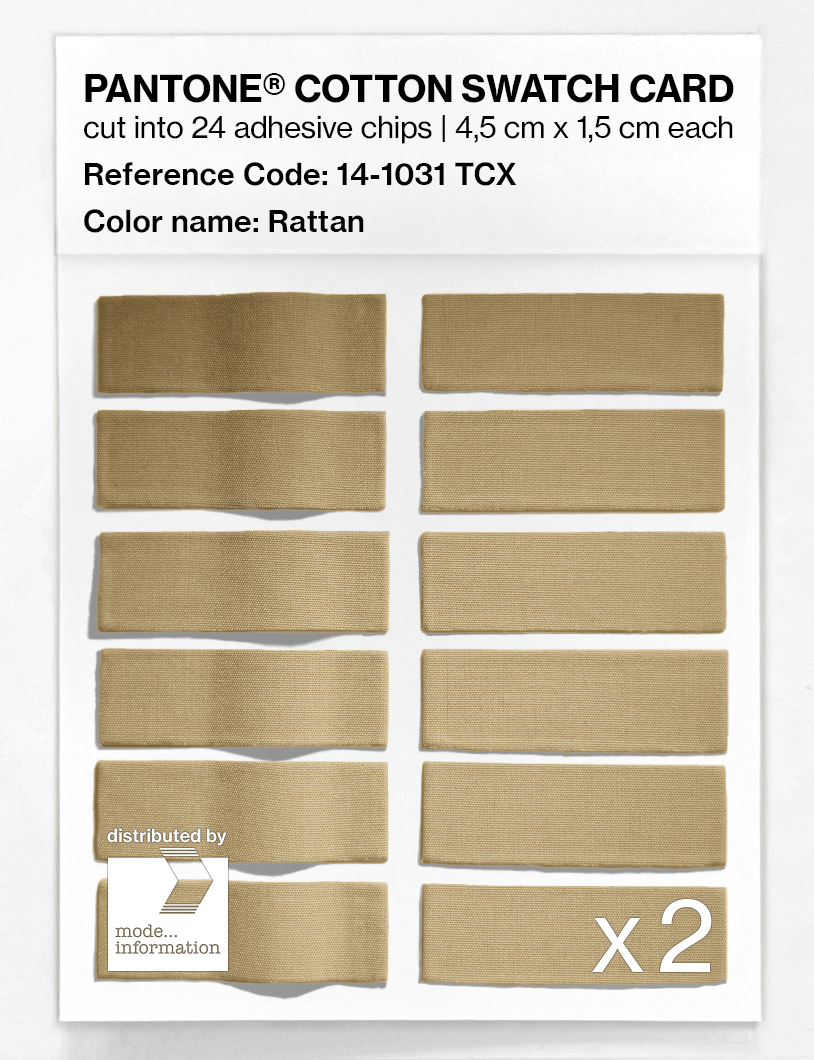 Artikelbild 6 des Artikels “PANTONE® COTTON SWATCH CARD 14-1031 TCX Rattan “