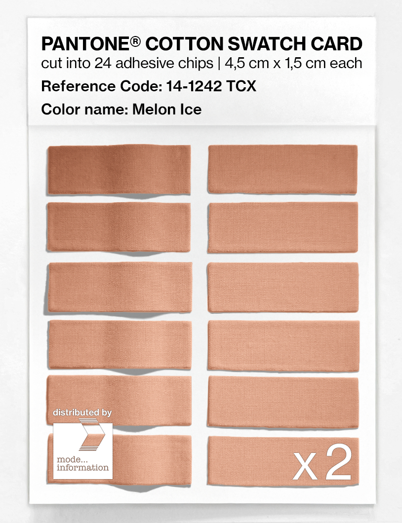 Artikelbild 6 des Artikels “PANTONE® COTTON SWATCH CARD 14-1242 TCX Melon Ice “