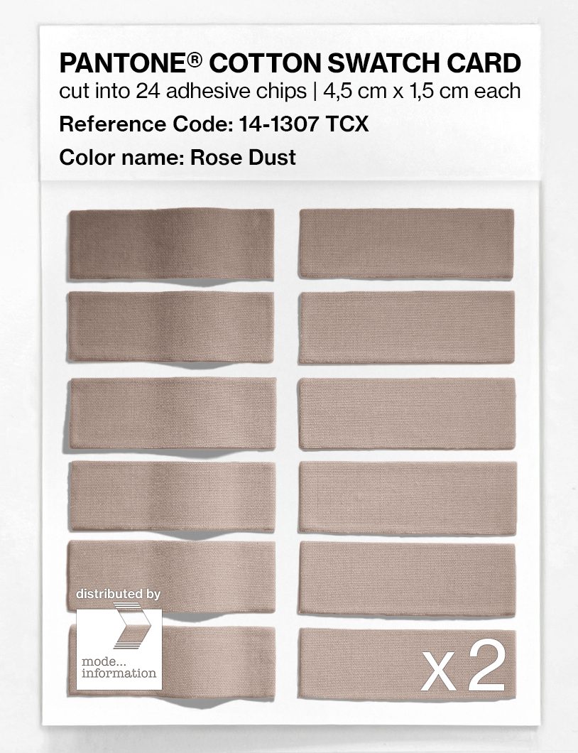 Artikelbild 6 des Artikels “PANTONE® COTTON SWATCH CARD 14-1307 TCX Rose Dust “