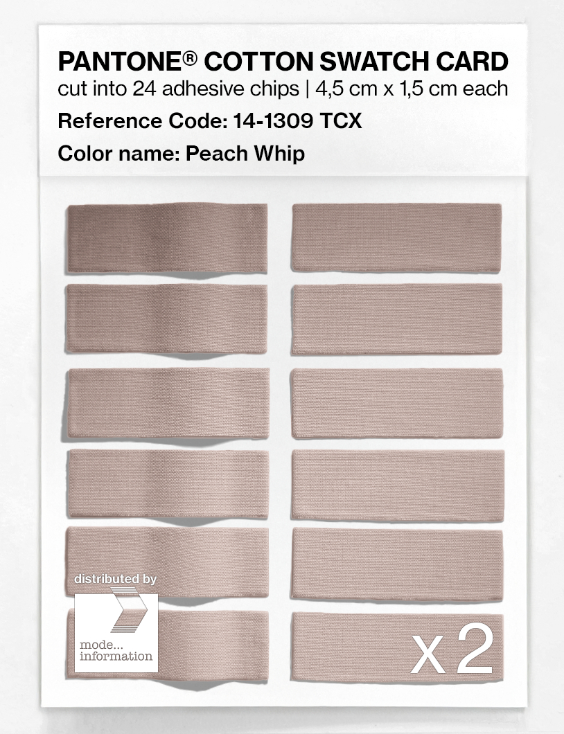 Artikelbild 6 des Artikels “PANTONE® COTTON SWATCH CARD 14-1309 TCX Peach Whip “