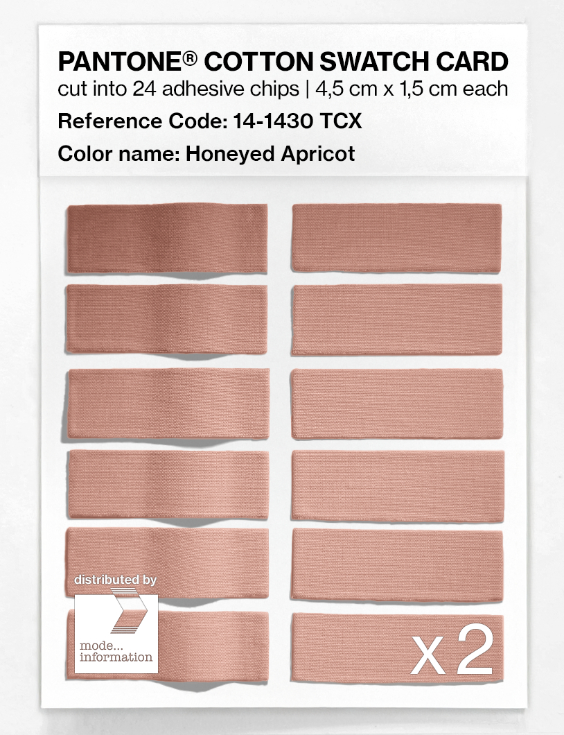 Artikelbild 6 des Artikels “PANTONE® COTTON SWATCH CARD 14-1430 TCX Honeyed Apricot “