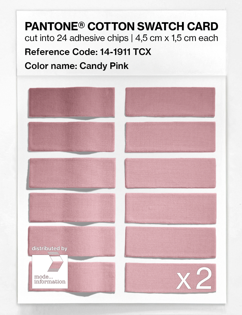Artikelbild 6 des Artikels “PANTONE® COTTON SWATCH CARD 14-1911 TCX Candy Pink “