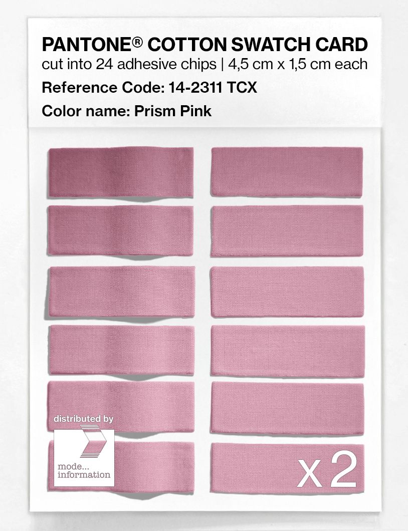 Product image 6 of the product “PANTONE® COTTON SWATCH CARD 14-2311 TCX Prism Pink ”
