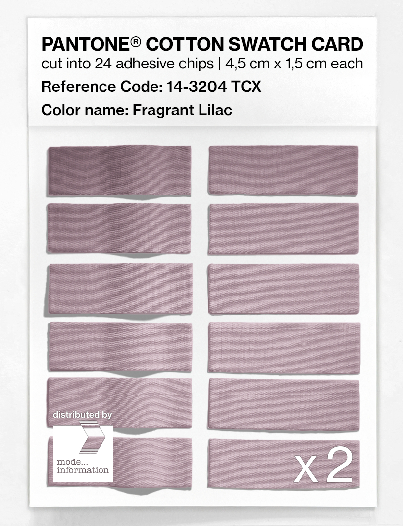 Artikelbild 6 des Artikels “PANTONE® COTTON SWATCH CARD 14-3204 TCX Fragrant Lilac “