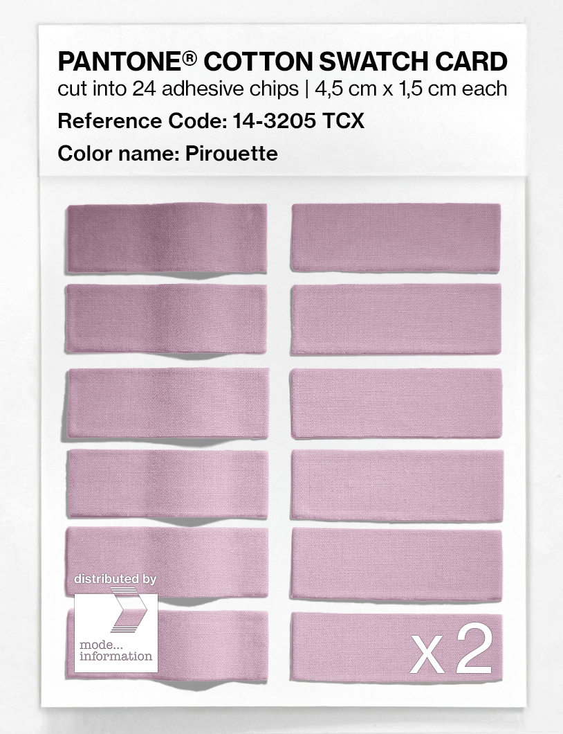 Artikelbild 6 des Artikels “PANTONE® COTTON SWATCH CARD 14-3205 TCX Pirouette “