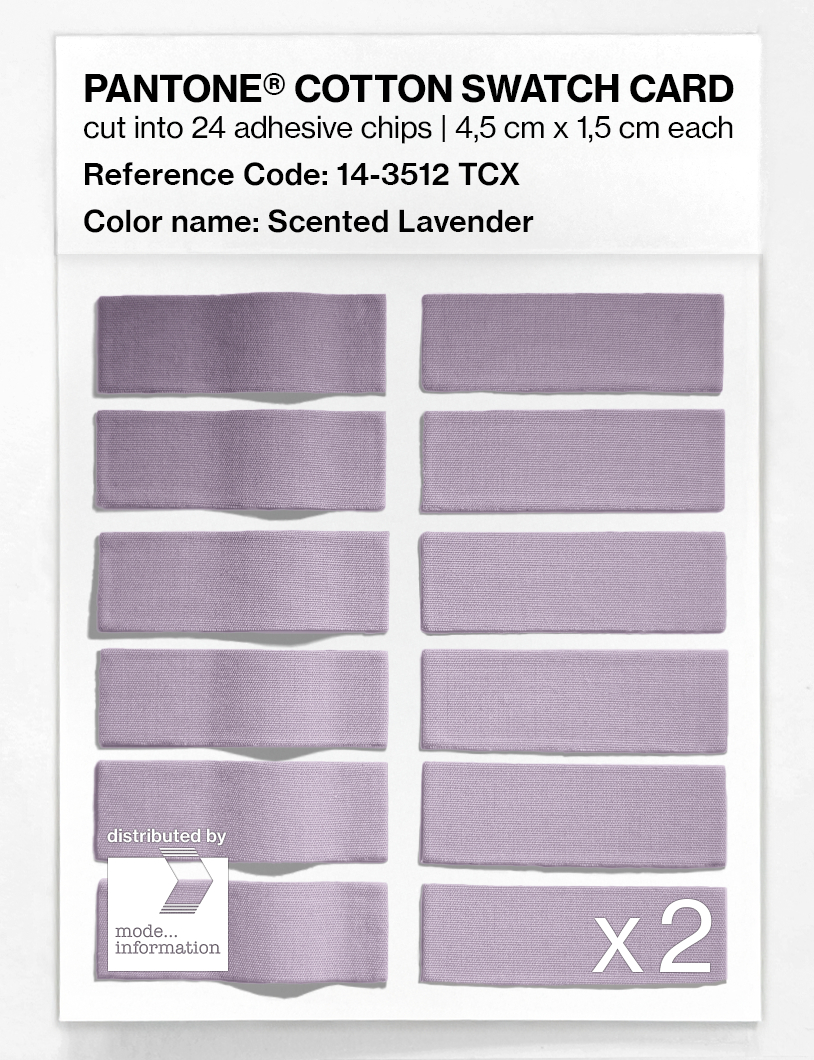 Artikelbild 6 des Artikels “PANTONE® COTTON SWATCH CARD 14-3512 TCX Scented Lavender “