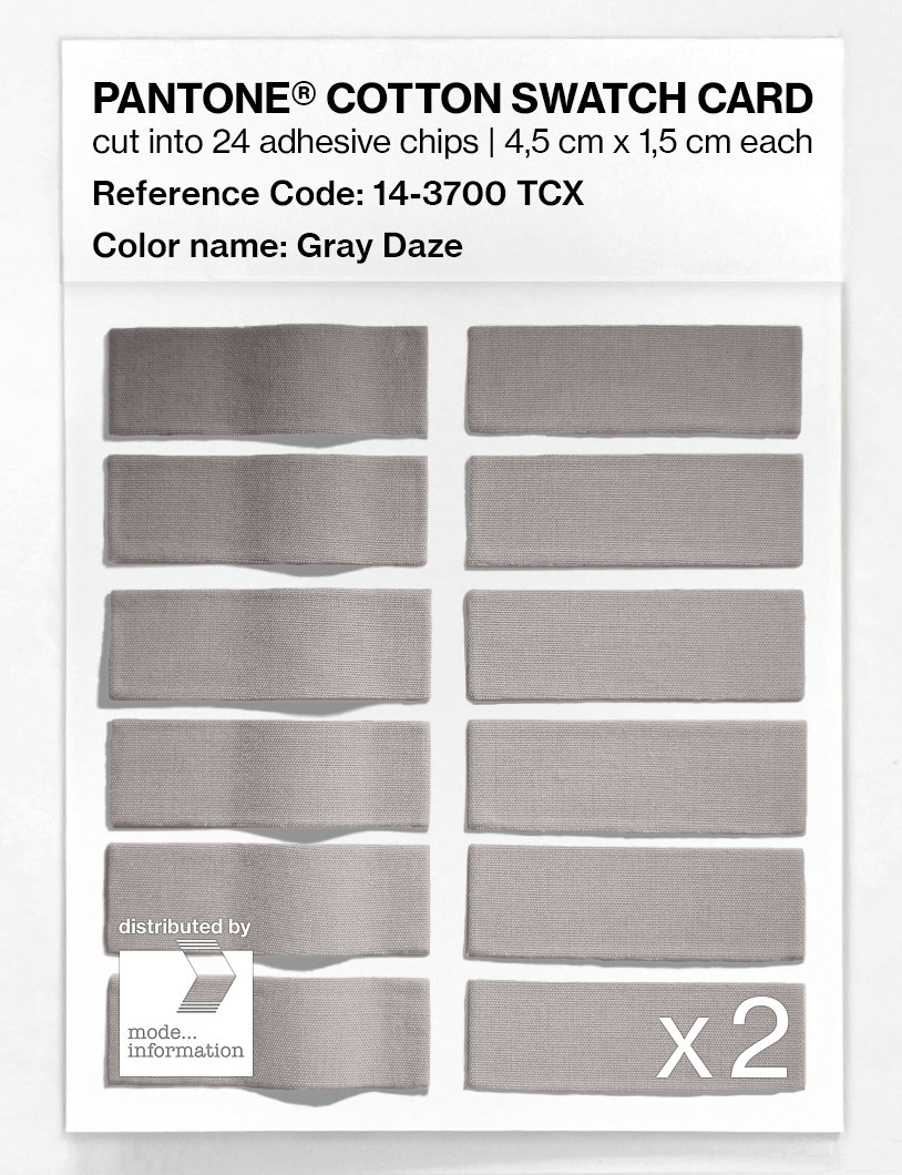 Artikelbild 6 des Artikels “PANTONE® COTTON SWATCH CARD 14-3700 TCX Gray Daze “