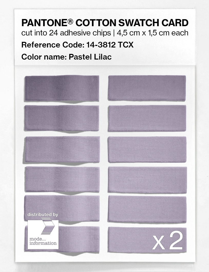 Artikelbild 6 des Artikels “PANTONE® COTTON SWATCH CARD 14-3812 TCX Pastel Lilac “