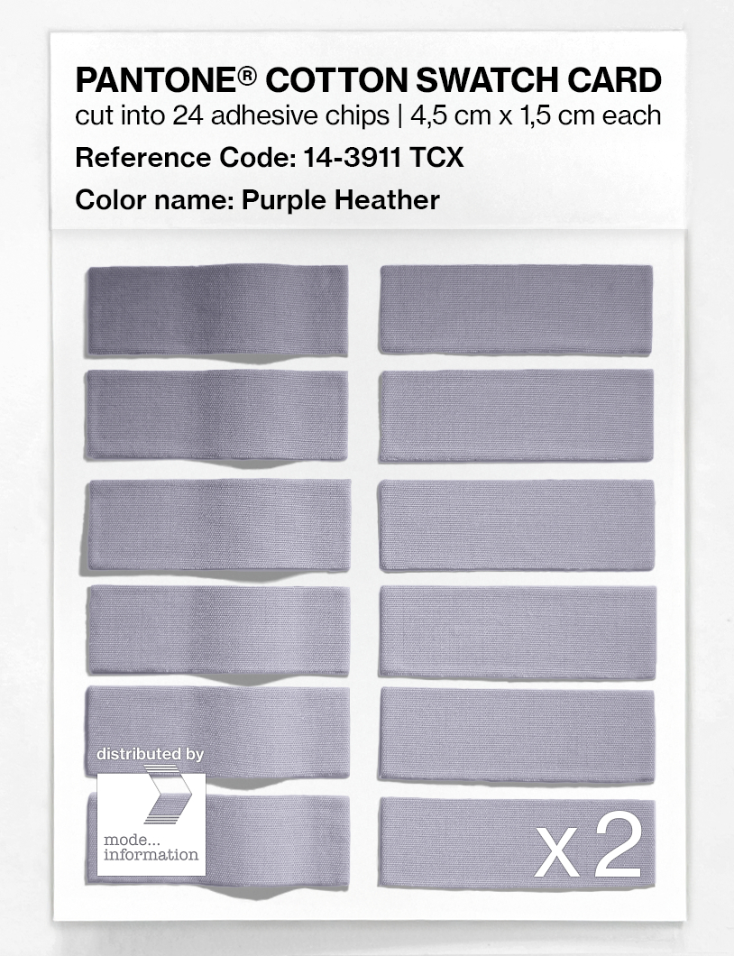 Artikelbild 6 des Artikels “PANTONE® COTTON SWATCH CARD 14-3911 TCX Purple Heather “