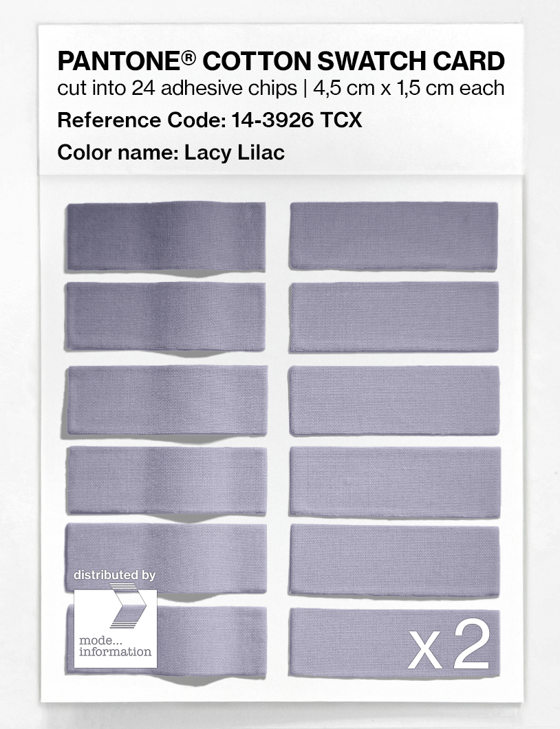 Artikelbild 6 des Artikels “PANTONE® COTTON SWATCH CARD 14-3926 TCX Lacy Lilac “
