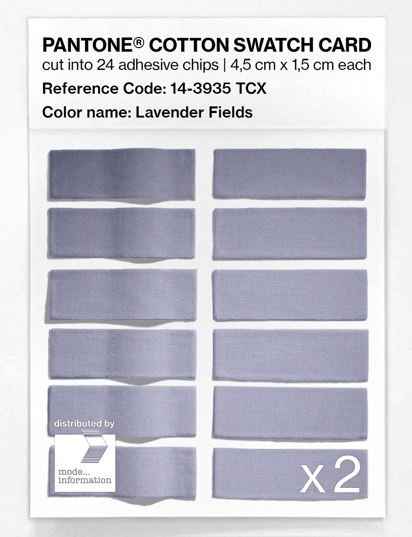 Artikelbild 6 des Artikels “PANTONE® COTTON SWATCH CARD 14-3935 TCX Lavender Fields “