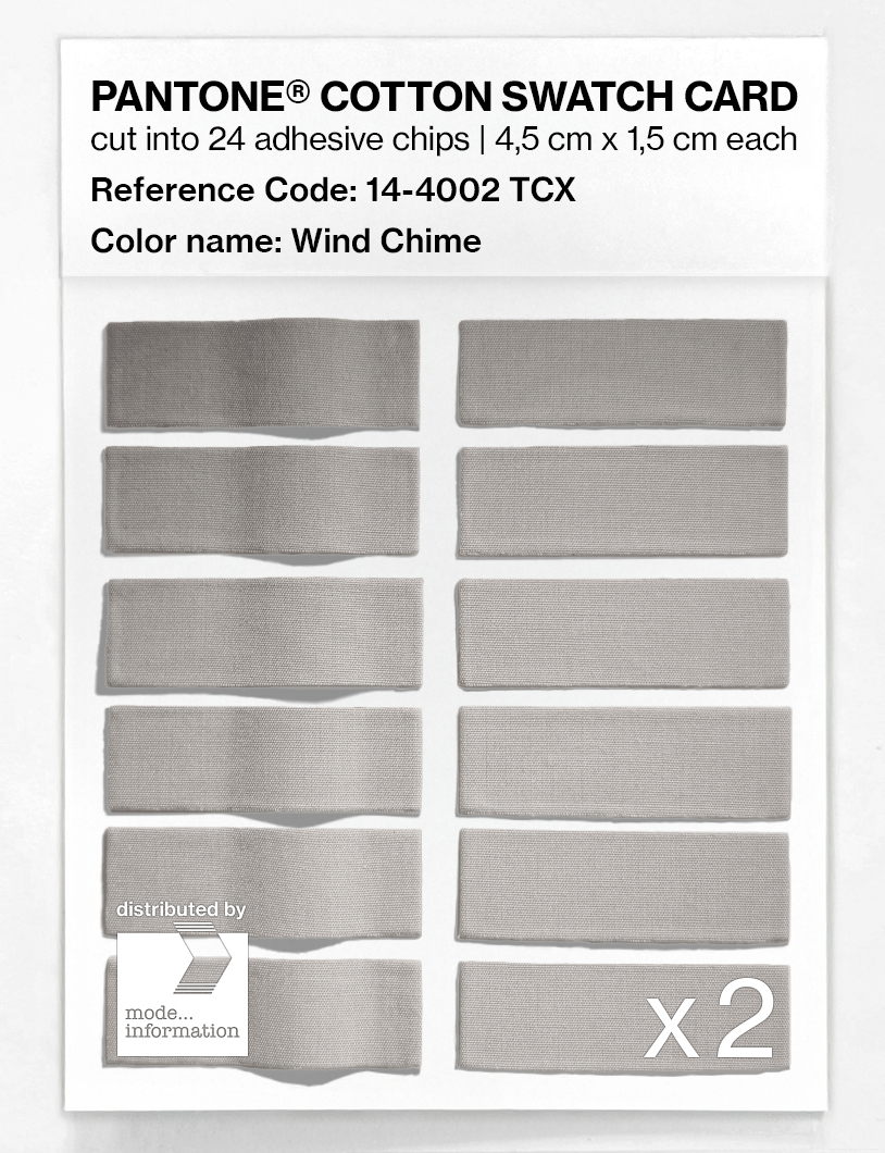 Artikelbild 6 des Artikels “PANTONE® COTTON SWATCH CARD 14-4002 TCX Wind Chime “