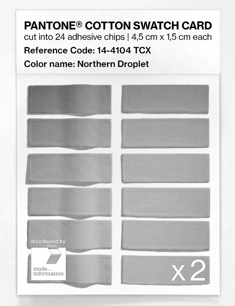 Artikelbild 6 des Artikels “PANTONE® COTTON SWATCH CARD 14-4104 TCX Northern Droplet “