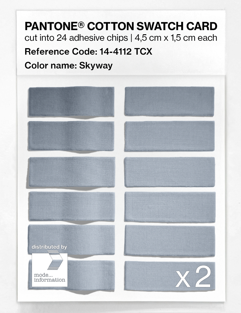 Artikelbild 6 des Artikels “PANTONE® COTTON SWATCH CARD 14-4112 TCX Skyway “