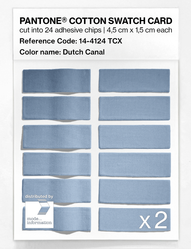 Artikelbild 6 des Artikels “PANTONE® COTTON SWATCH CARD 14-4124 TCX Dutch Canal “