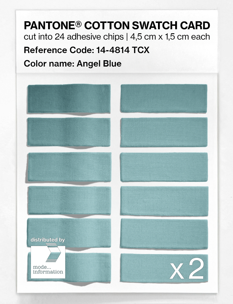 Artikelbild 6 des Artikels “PANTONE® COTTON SWATCH CARD 14-4814 TCX Angel Blue “