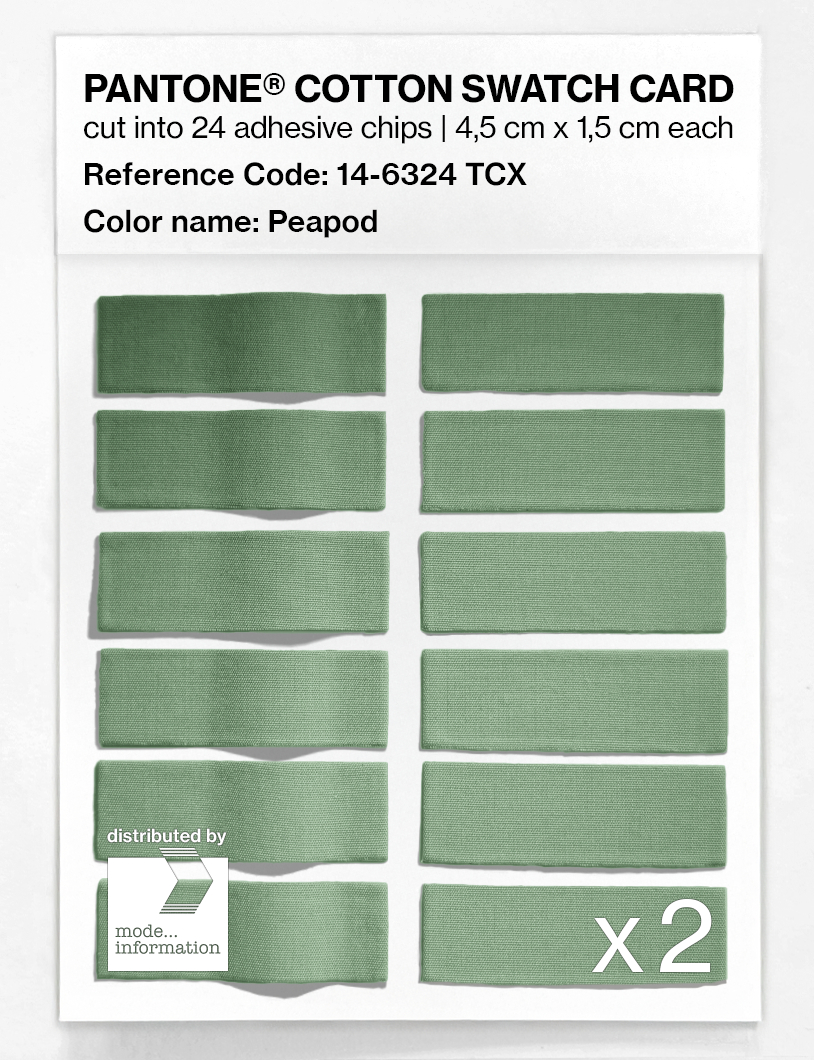 Artikelbild 6 des Artikels “PANTONE® COTTON SWATCH CARD 14-6324 TCX Peapod “