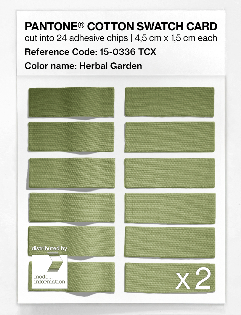 Artikelbild 6 des Artikels “PANTONE® COTTON SWATCH CARD 15-0336 TCX Herbal Garden “