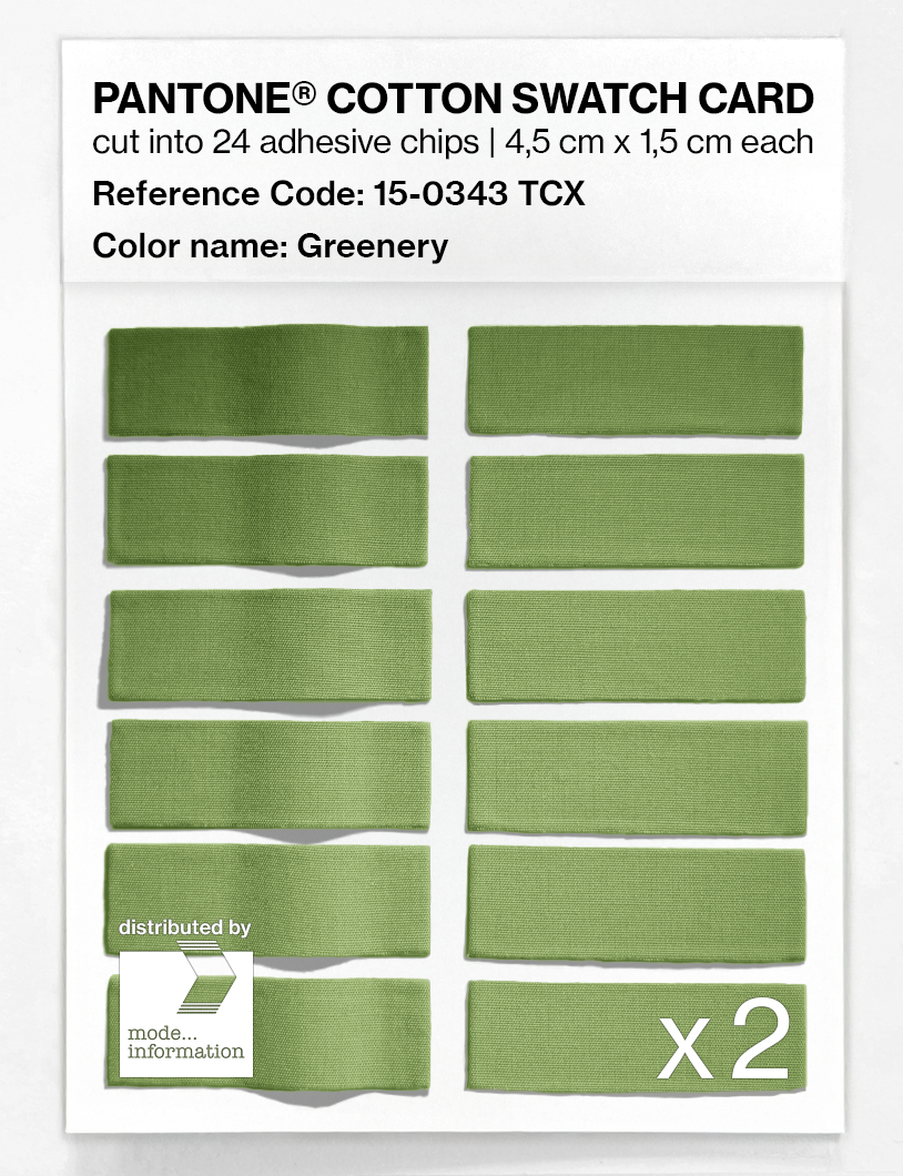 Artikelbild 6 des Artikels “PANTONE® COTTON SWATCH CARD 15-0343 TCX Greenery “