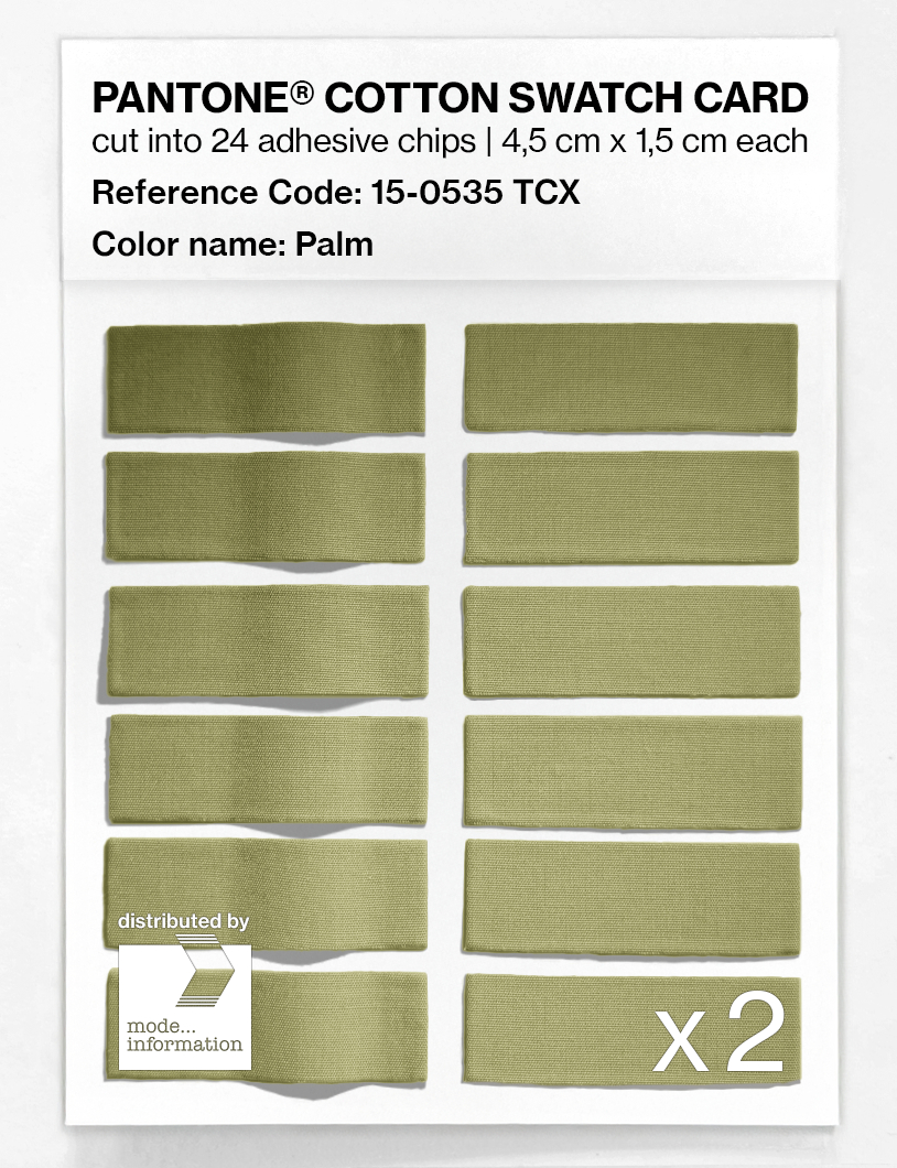 Artikelbild 6 des Artikels “PANTONE® COTTON SWATCH CARD 15-0535 TCX Palm “
