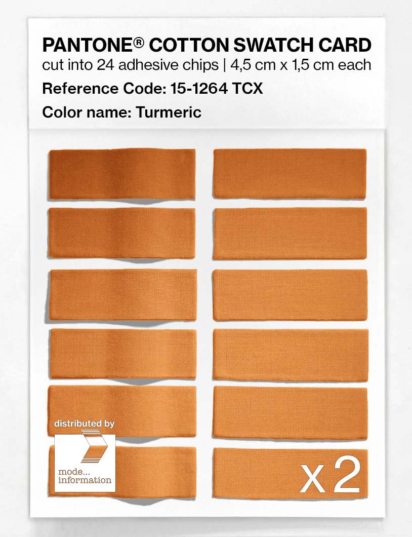 Artikelbild 6 des Artikels “PANTONE® COTTON SWATCH CARD 15-1264 TCX Turmeric “