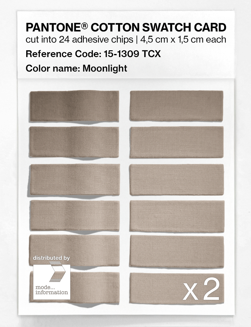 Artikelbild 6 des Artikels “PANTONE® COTTON SWATCH CARD 15-1309 TCX Moonlight “