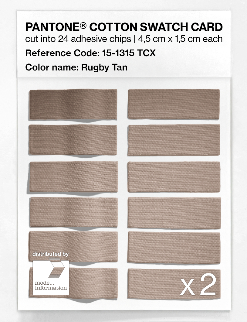 Artikelbild 6 des Artikels “PANTONE® COTTON SWATCH CARD 15-1315 TCX Rugby Tan “
