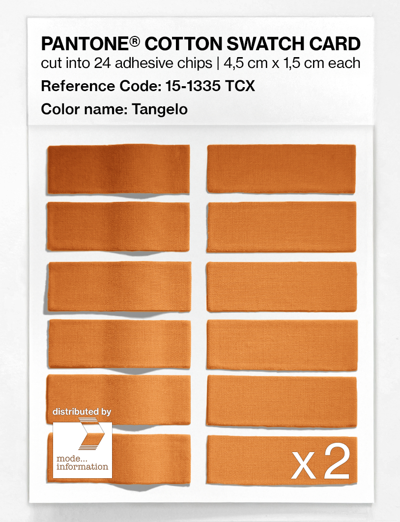 Artikelbild 6 des Artikels “PANTONE® COTTON SWATCH CARD 15-1335 TCX Tangelo “