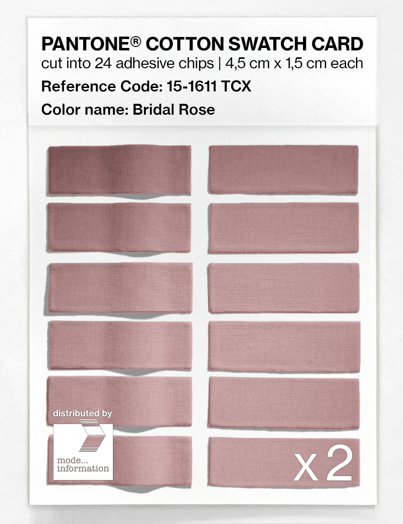 Artikelbild 6 des Artikels “PANTONE® COTTON SWATCH CARD 15-1611 TCX Bridal Rose “
