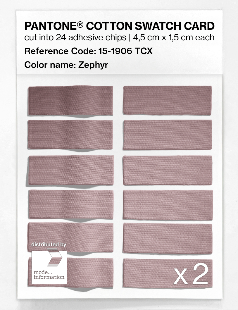Artikelbild 6 des Artikels “PANTONE® COTTON SWATCH CARD 15-1906 TCX Zephyr “