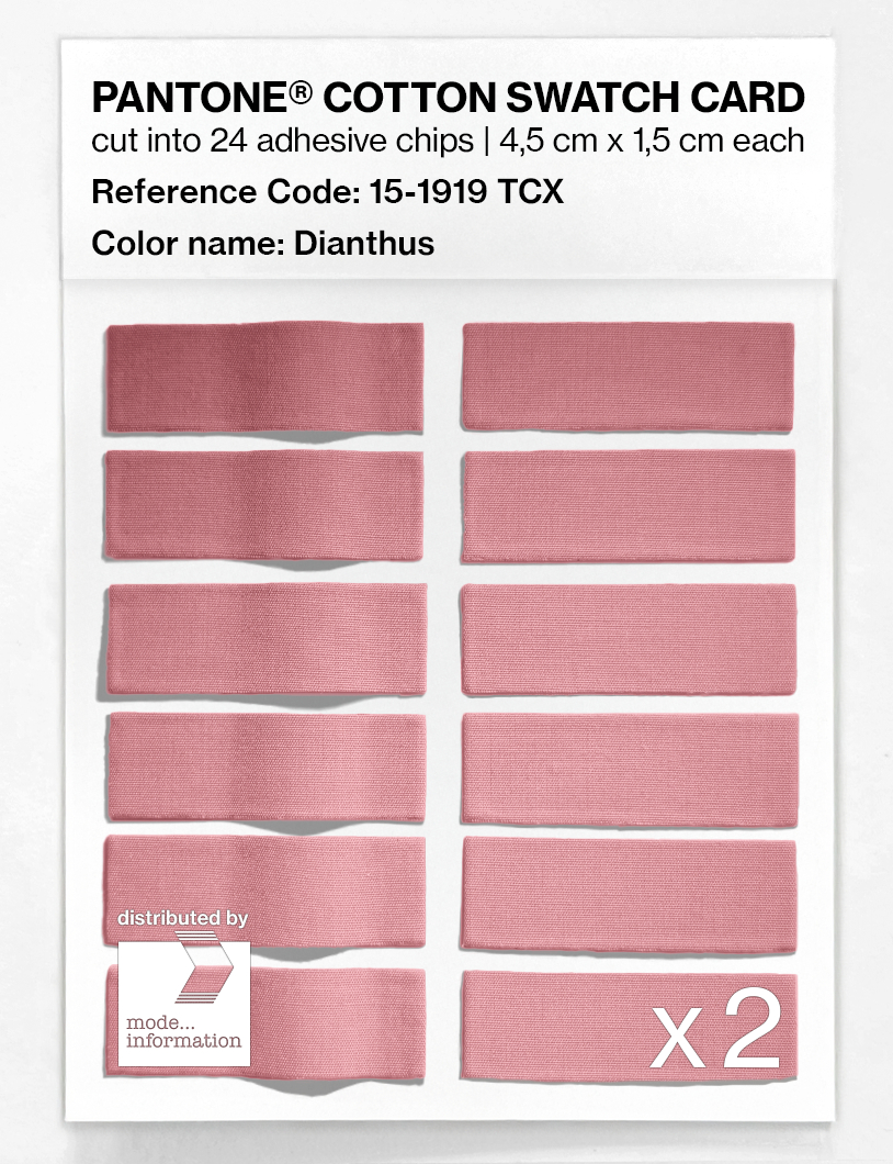 Artikelbild 6 des Artikels “PANTONE® COTTON SWATCH CARD 15-1919 TCX Dianthus “