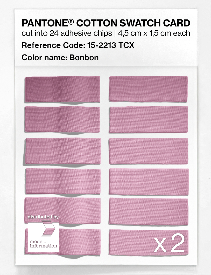 Artikelbild 6 des Artikels “PANTONE® COTTON SWATCH CARD 15-2213 TCX Bonbon “